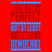 I May Not Be Perfect But At Least Im Not A Democrat Santa Hat thumb 1