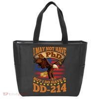 I May Not Have A PhD But I Do Have A DD-214 Tote Bag thumb 0