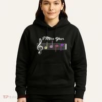 I Miss Your Face Music Notes Hoodie thumb 5