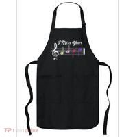 I Miss Your Face Music Notes Apron thumb 0