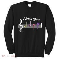 I Miss Your Face Music Notes Sweatshirt thumb 0