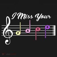 I Miss Your Face Music Notes Coaster thumb 2