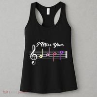 I Miss Your Face Music Notes Women's Tank Top thumb 3