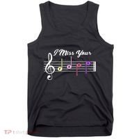 I Miss Your Face Music Notes Tank Top thumb 0