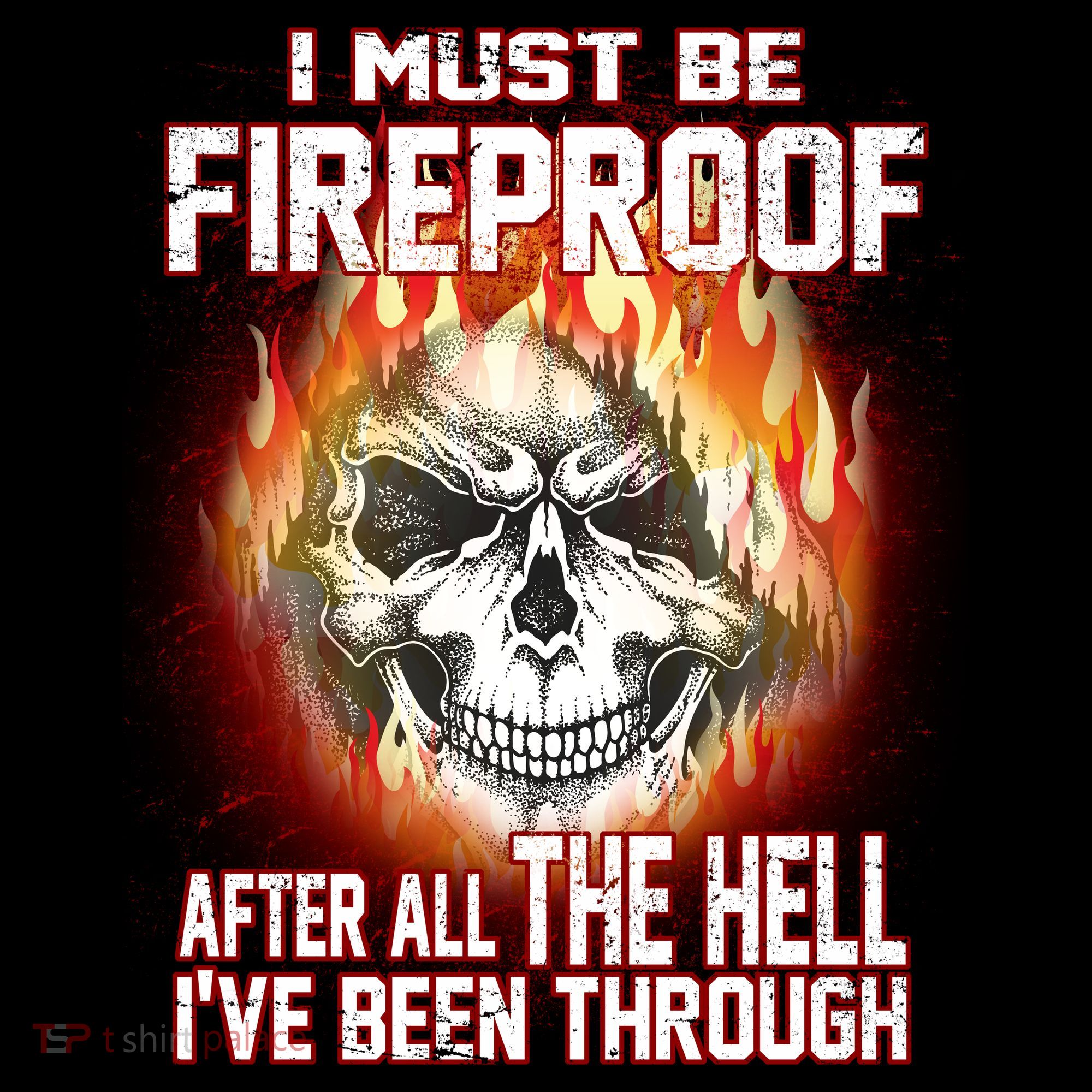 I Must Be Fireproof After All The Hell I've Been Through Coaster