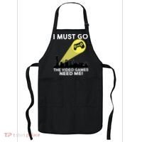 I Must Go The Video Game Needs Me Apron thumb 0