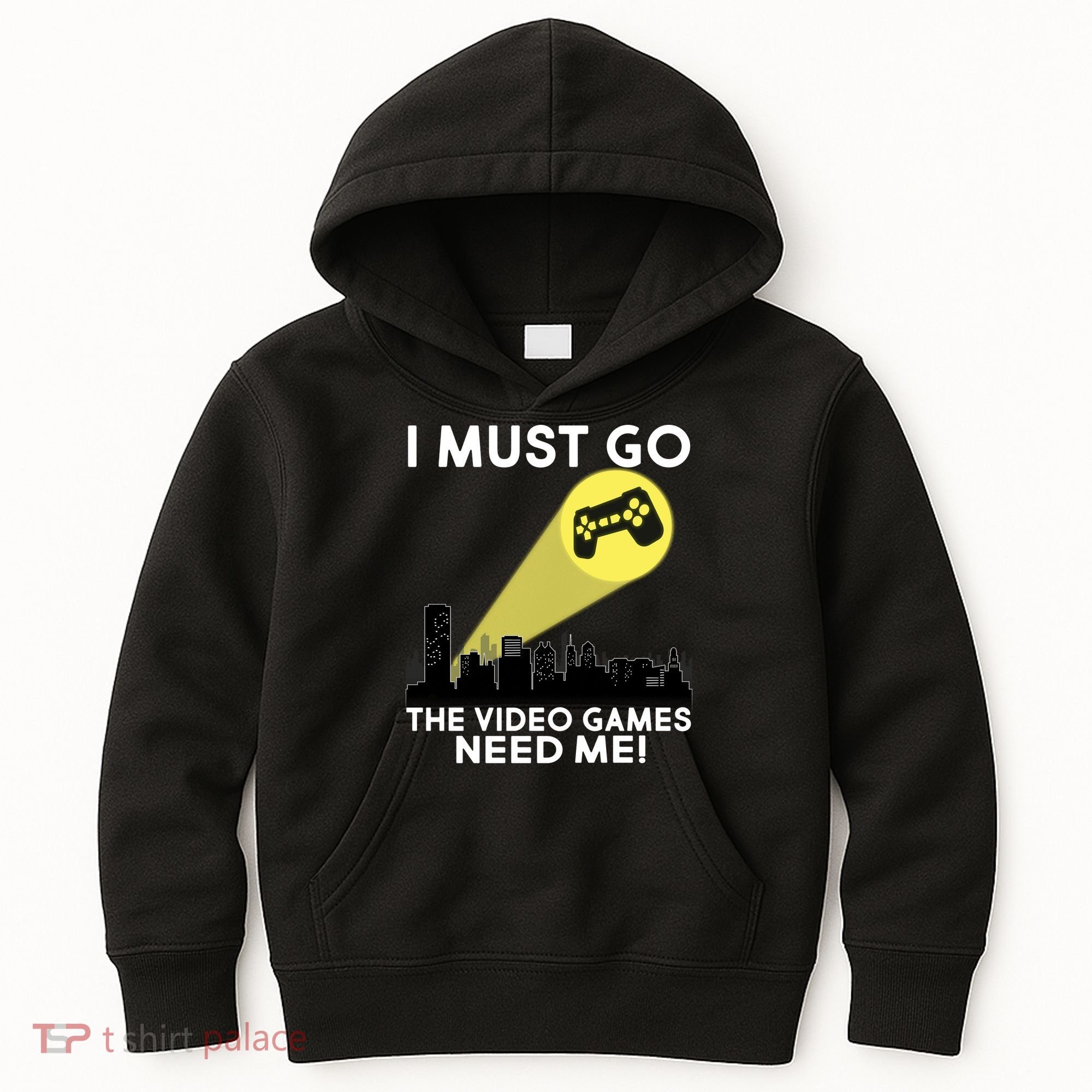 I Must Go The Video Game Needs Me Kids Hoodie
