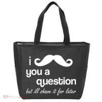 I Mustache You A Question But Ill Shave It For Later Tote Bag thumb 0