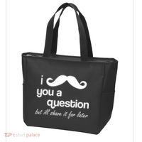 I Mustache You A Question But Ill Shave It For Later Tote Bag thumb 3