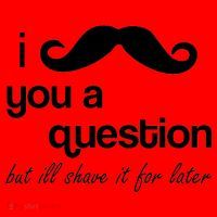 I Mustache You A Question But Ill Shave It For Later Santa Hat thumb 1