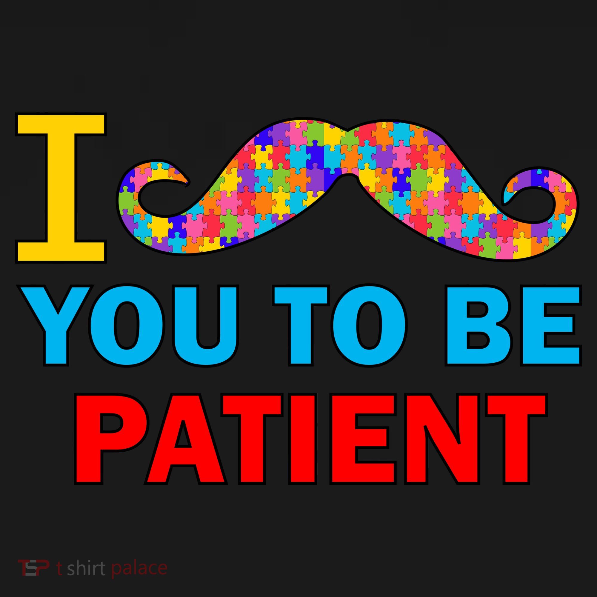 I Mustache You To Be Patient Autism Ornament