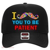 I Mustache You To Be Patient Autism Hat thumb 0