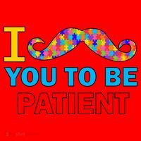 I Mustache You To Be Patient Autism Santa Hat thumb 1