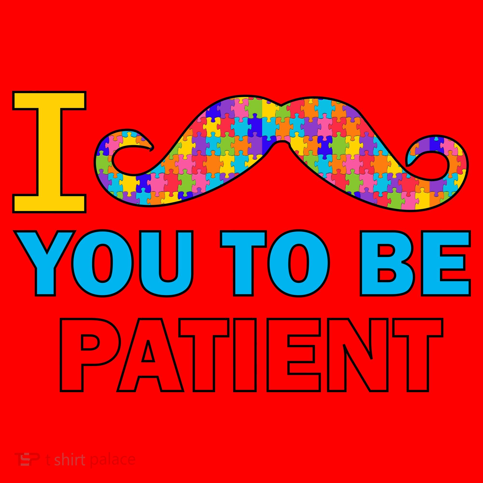 I Mustache You To Be Patient Autism Santa Hat
