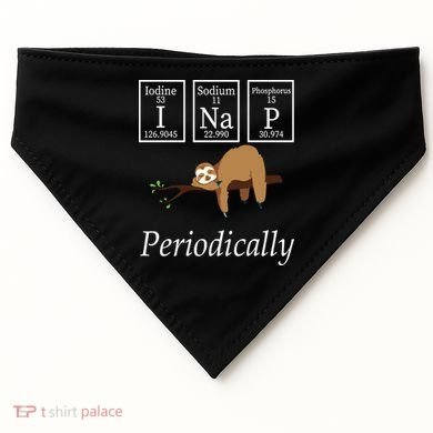 I Nap Periodically Lazy Sloths Lovers USA-Made Doggie Bandana