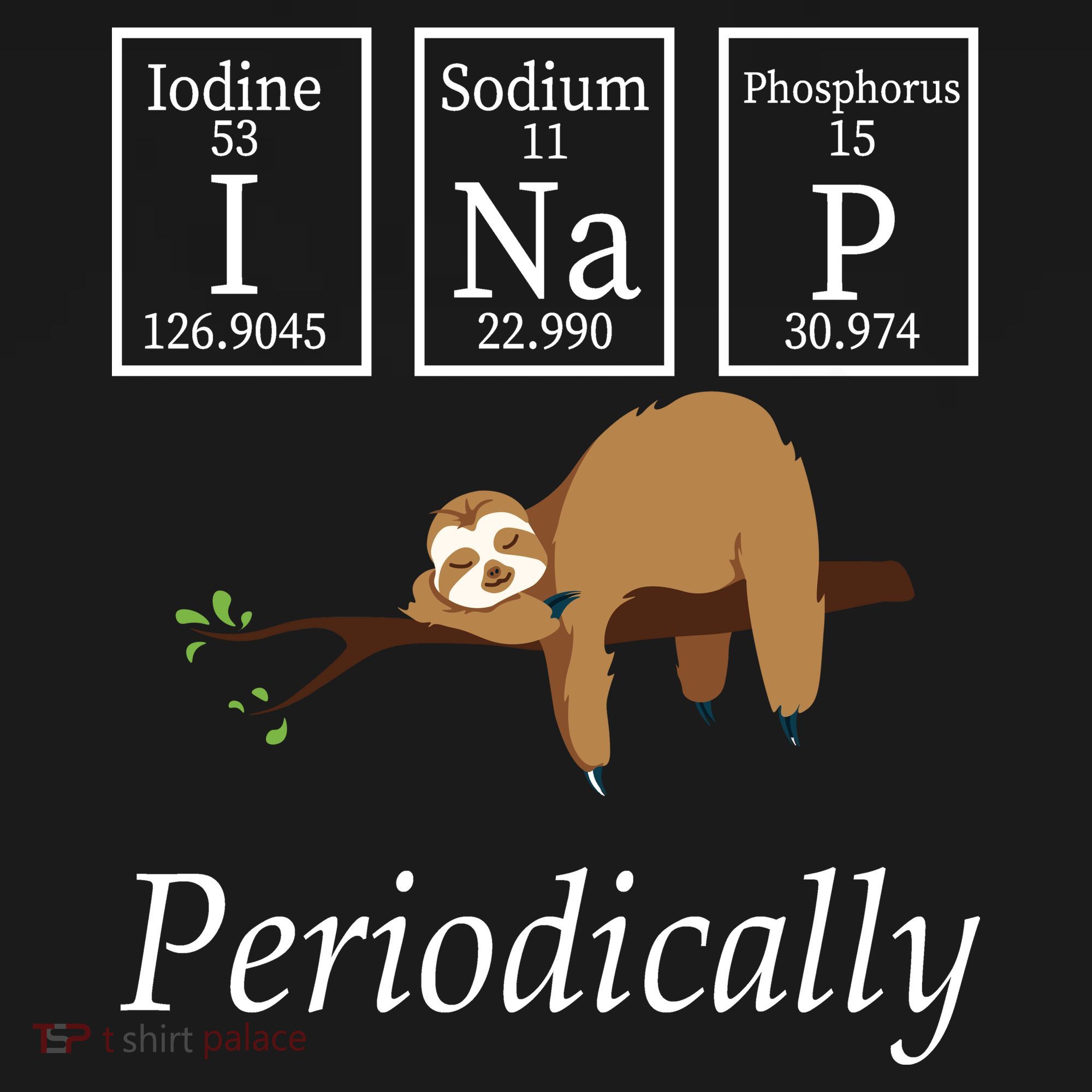 I Nap Periodically Lazy Sloths Lovers USA-Made Doggie Bandana