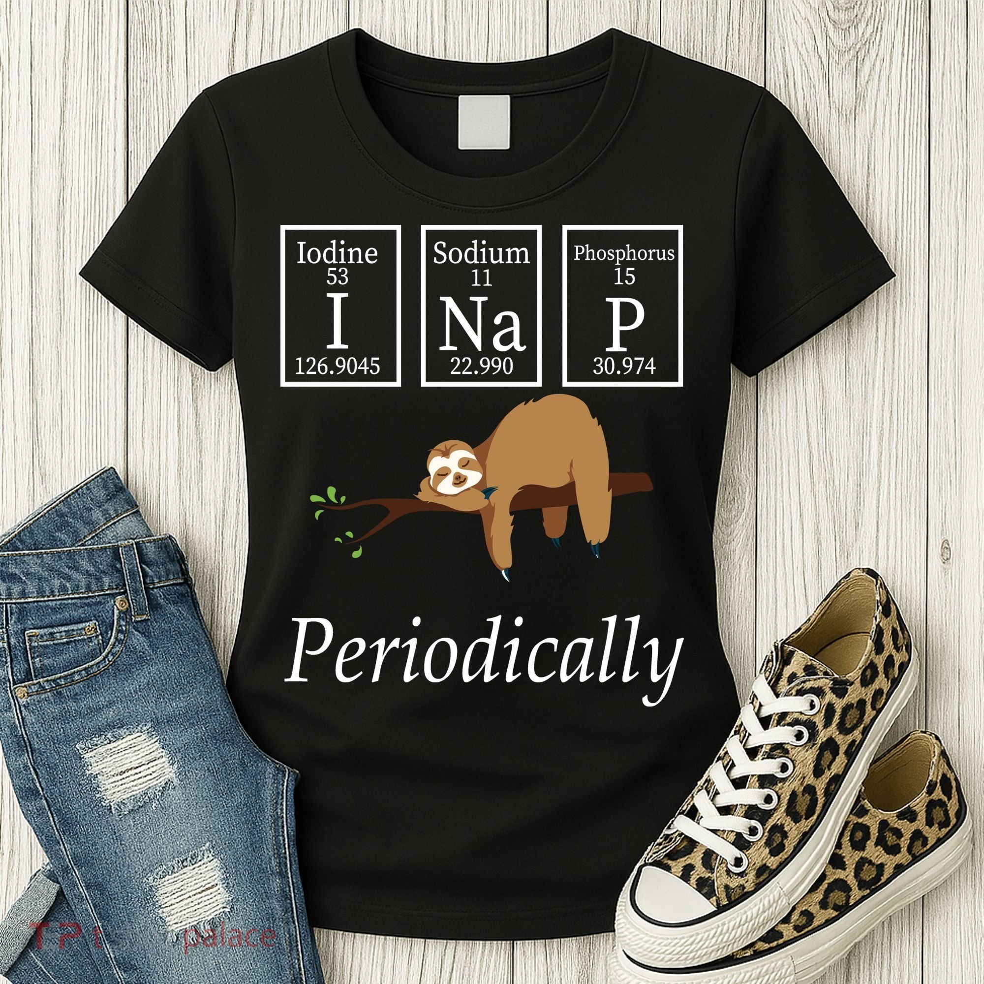 I Nap Periodically Lazy Sloths Lovers Women's T-Shirt