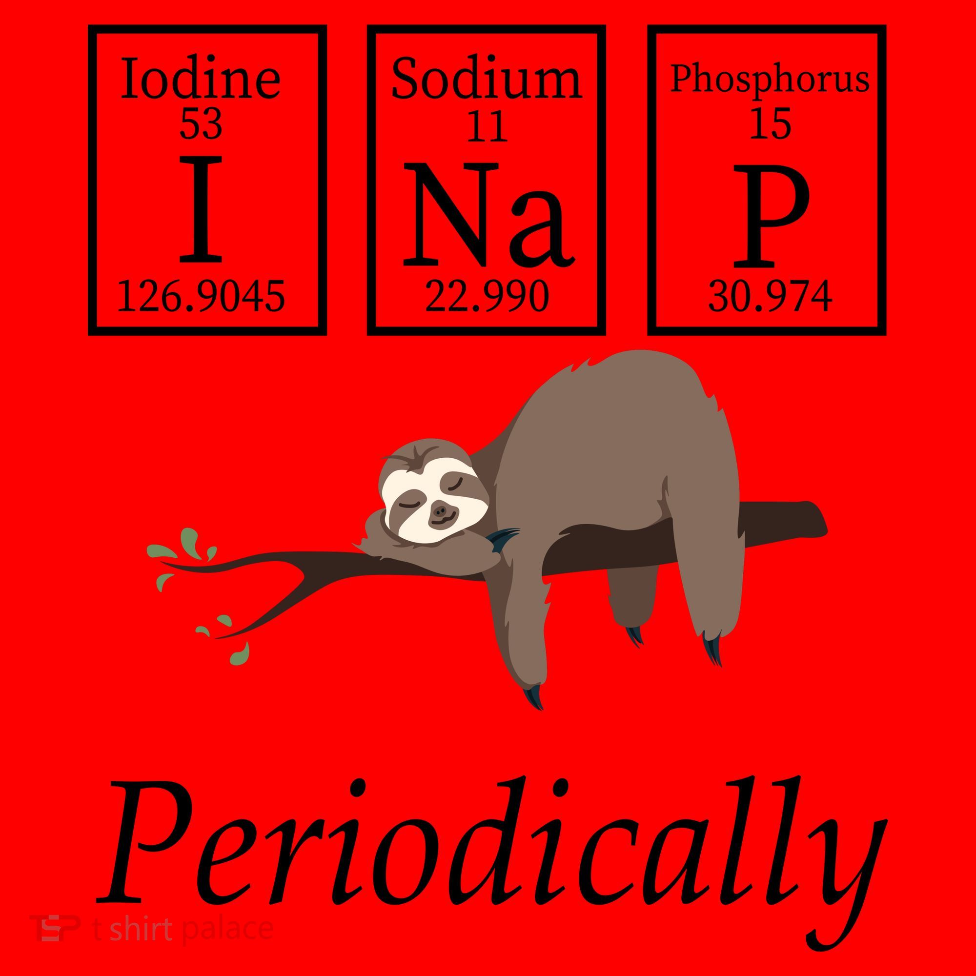 I Nap Periodically Lazy Sloths Lovers Santa Hat