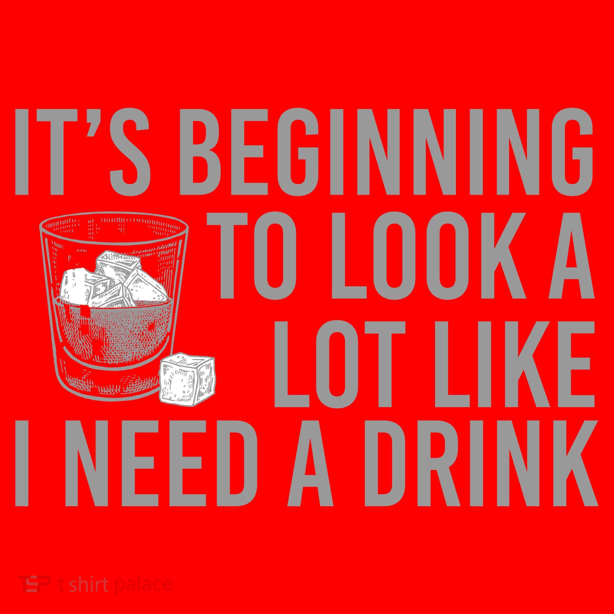 I Need A Drink Santa Hat