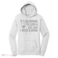 I Need A Drink Women's Hoodie thumb 0