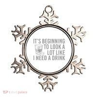 I Need A Drink Ornament thumb 0
