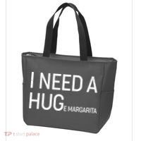 I Need A HUG E Margarita Tote Bag thumb 3