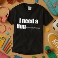 I Need A Hug (Huge amount of Money) Kids T-Shirt thumb 3