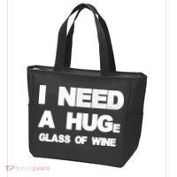I Need a HUGe Glass of Wine Tote Bag thumb 3