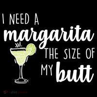 I Need A Margarita The Size Of My Butt Women's Hoodie thumb 2