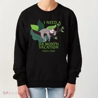 I Need A Six Month Vacation Women's Sweatshirt thumb 0