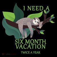 I Need A Six Month Vacation Ornament thumb 1