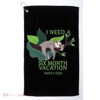 I Need A Six Month Vacation Golf Towel thumb 0