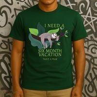 I Need A Six Month Vacation T-Shirt thumb 3
