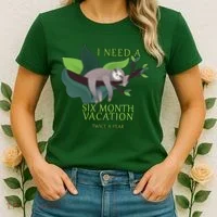 I Need A Six Month Vacation Women's T-Shirt thumb 2
