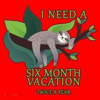 I Need A Six Month Vacation Santa Hat thumb 1