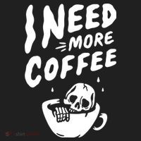 I Need More Coffee Funny Skeleton Women's Sweatshirt thumb 2