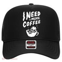 I Need More Coffee Funny Skeleton Hat thumb 0