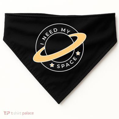 I Need My Space Planet USA-Made Doggie Bandana