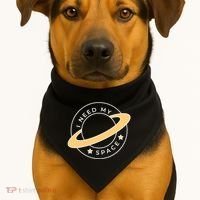 I Need My Space Planet USA-Made Doggie Bandana thumb 1