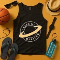 I Need My Space Planet Tank Top thumb 4