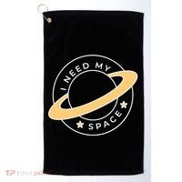 I Need My Space Planet Golf Towel thumb 0