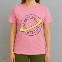 I Need My Space Planet T-Shirt thumb 4