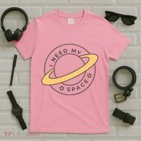 I Need My Space Planet T-Shirt thumb 5