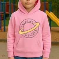 I Need My Space Planet Kids Hoodie thumb 2