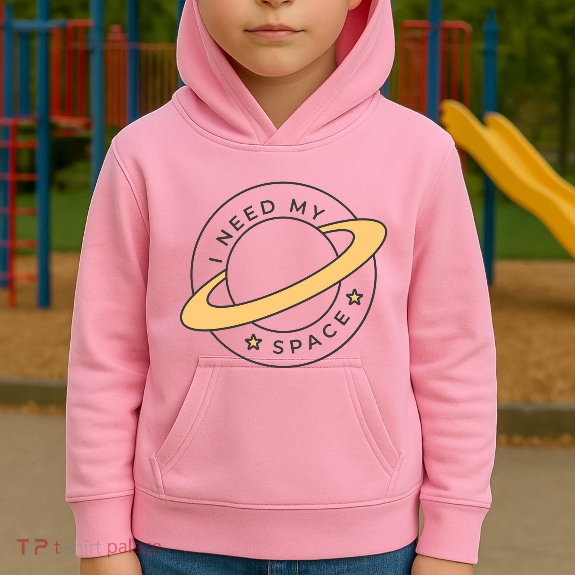 I Need My Space Planet Kids Hoodie