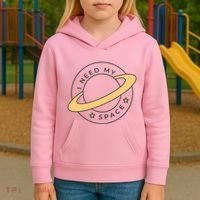 I Need My Space Planet Kids Hoodie thumb 3