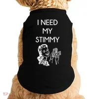 I Need My Stimmy Funny Stimulus Check Doggie Tank thumb 0