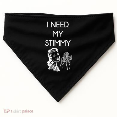 I Need My Stimmy Funny Stimulus Check USA-Made Doggie Bandana