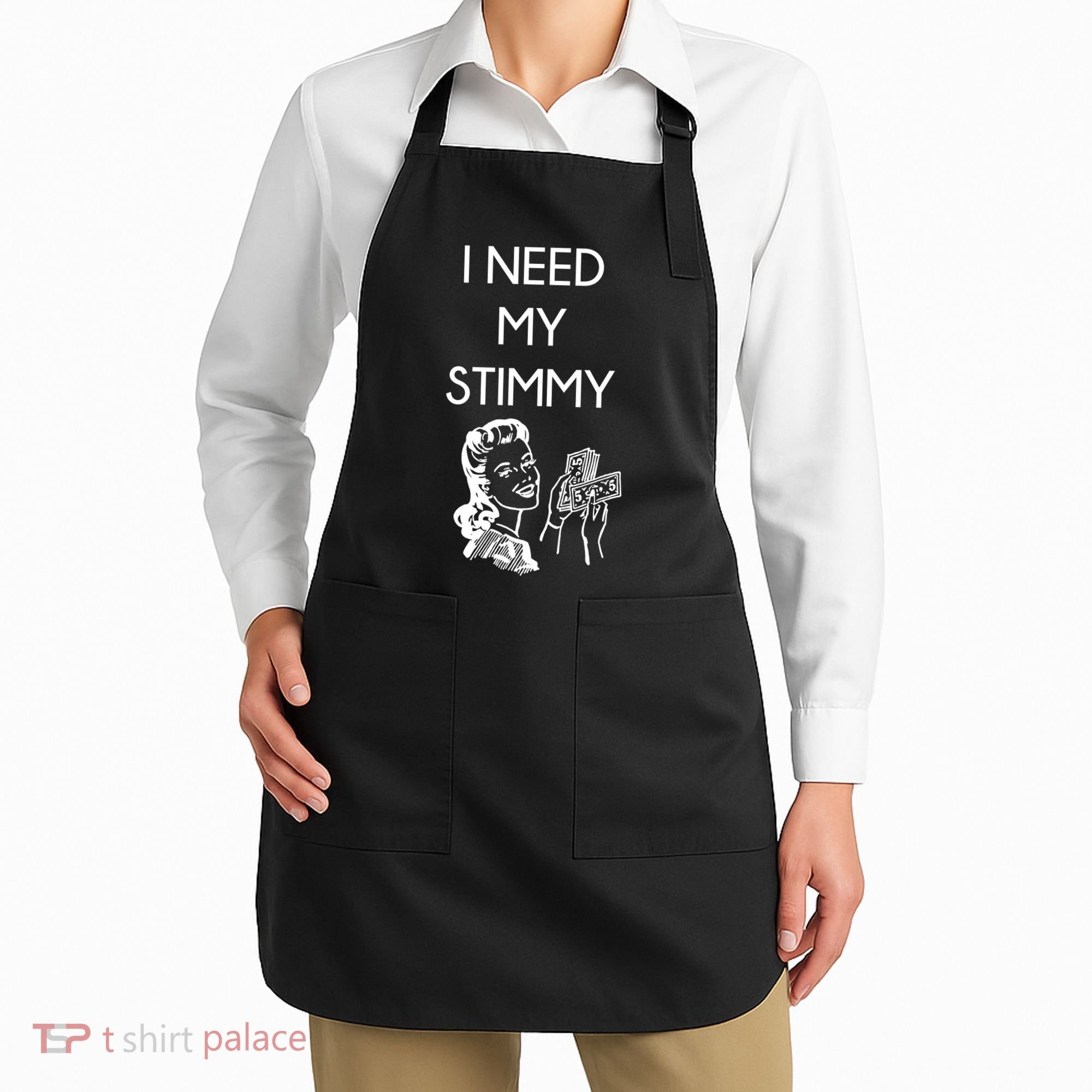I Need My Stimmy Funny Stimulus Check Apron