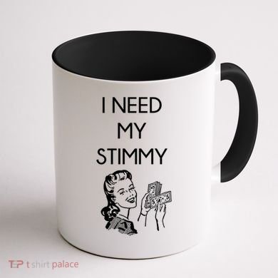 I Need My Stimmy Funny Stimulus Check Coffee Mug back